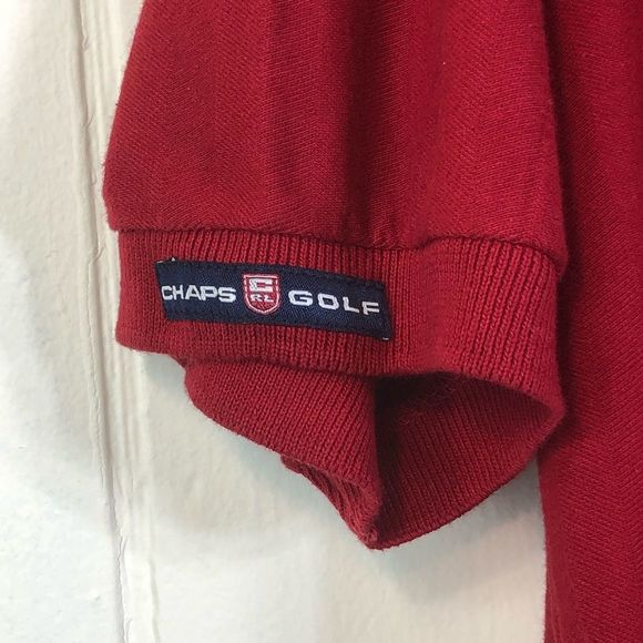 Chaps Ralph Lauren Polo Golf Short Sleeve Red New With Tags Shirt in Siz… - Picture 3 of 11
